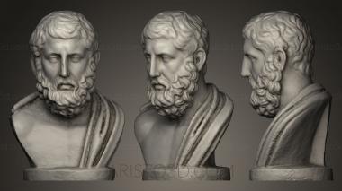 Busts and heads antique and historical (BUSTA_0062) 3D model for CNC machine